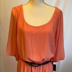 Coral Dress with Back From Heartsoul 2x